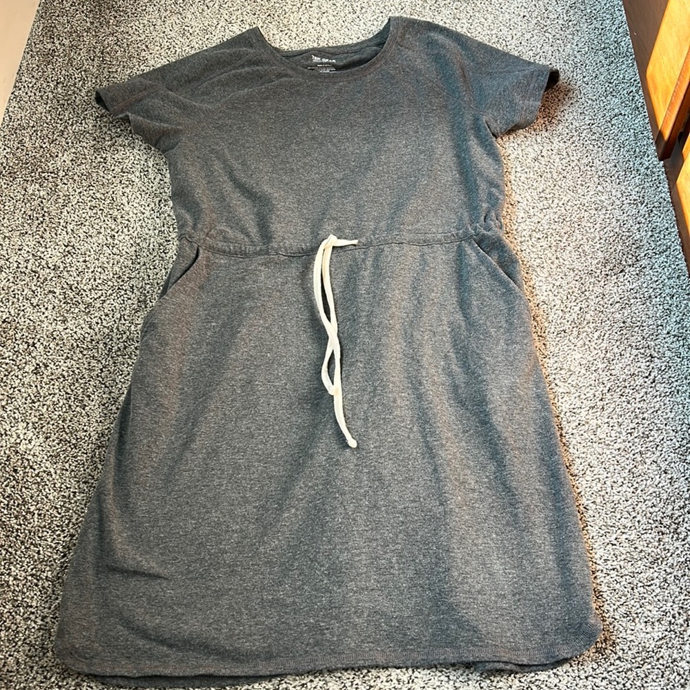 Drawstring tech dress